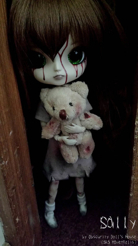 Play with me?, Sally from Creepypasta Custom by Obscur…